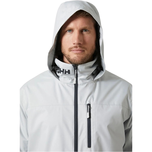 2025 Helly Hansen Mens Crew Hooded Midlayer Jacket 2.0 34442 - Grey Fog